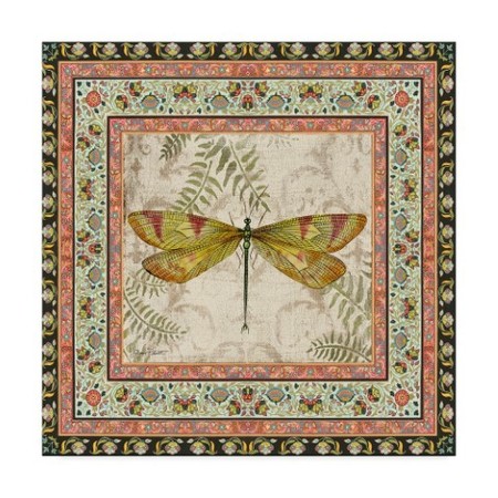 Jean Plout 'Bohemian Dragonfly 3' Canvas Art,24x24